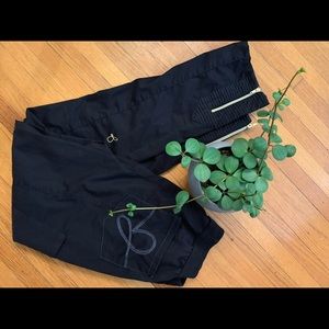 Jaanuu Moto Scrub Pant in Black